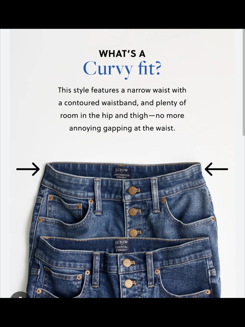 J. Crew Curvy Full Length Wide Leg Jean Button Fly Dark Wash Size 31 Tall - Picture 2 of 16